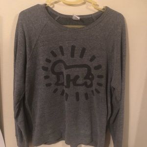 Obey Keith haring sweater shirt